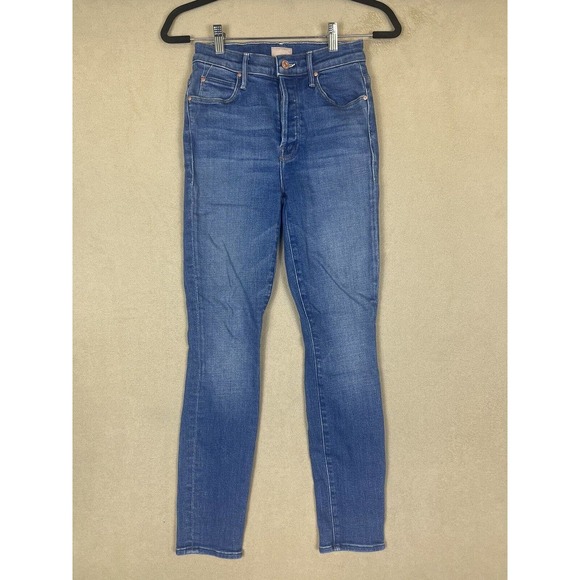 Mother The Super Stunner Ankle Jeans Womens 24 Stretch High Rise‎ Button Fly - Picture 1 of 16